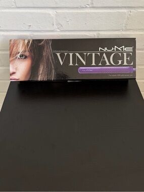 NuMe Vintage Professional Styling Iron in Purple, NIB